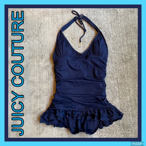 Juicy Couture Other - JUICY COUTURE NAVY ONE-PIECE SWIMSUIT